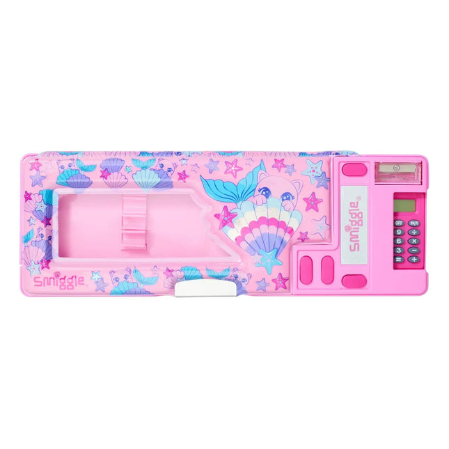 Smiggle - Hi There Deniz Dünyası Hesap Makineli Pop Out Otomatik Kalem Kutusu