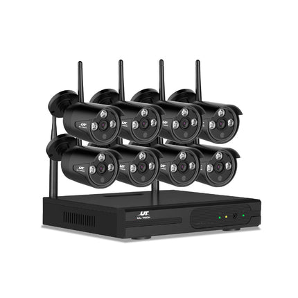 NNEDSZ -1080P 8CH Wireless Security Camera NVR Video