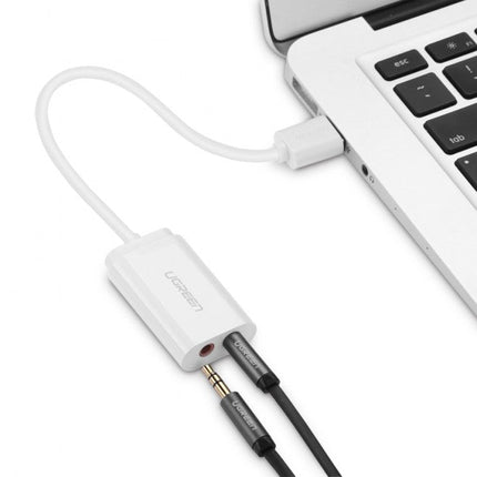 NNEDSZ USB 2.0 External 3.5mm Sound Card Adapter (30143)
